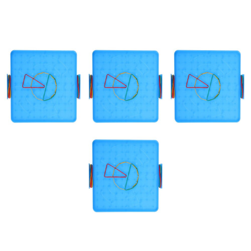 4Stk Mathe Pegboard Doppelseitig Blau Lernhilfe Für Kinder