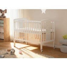 MEICI BABY Nova 3in1 Wooden Baby Cot BedBaby CribConvertible Baby Bed
