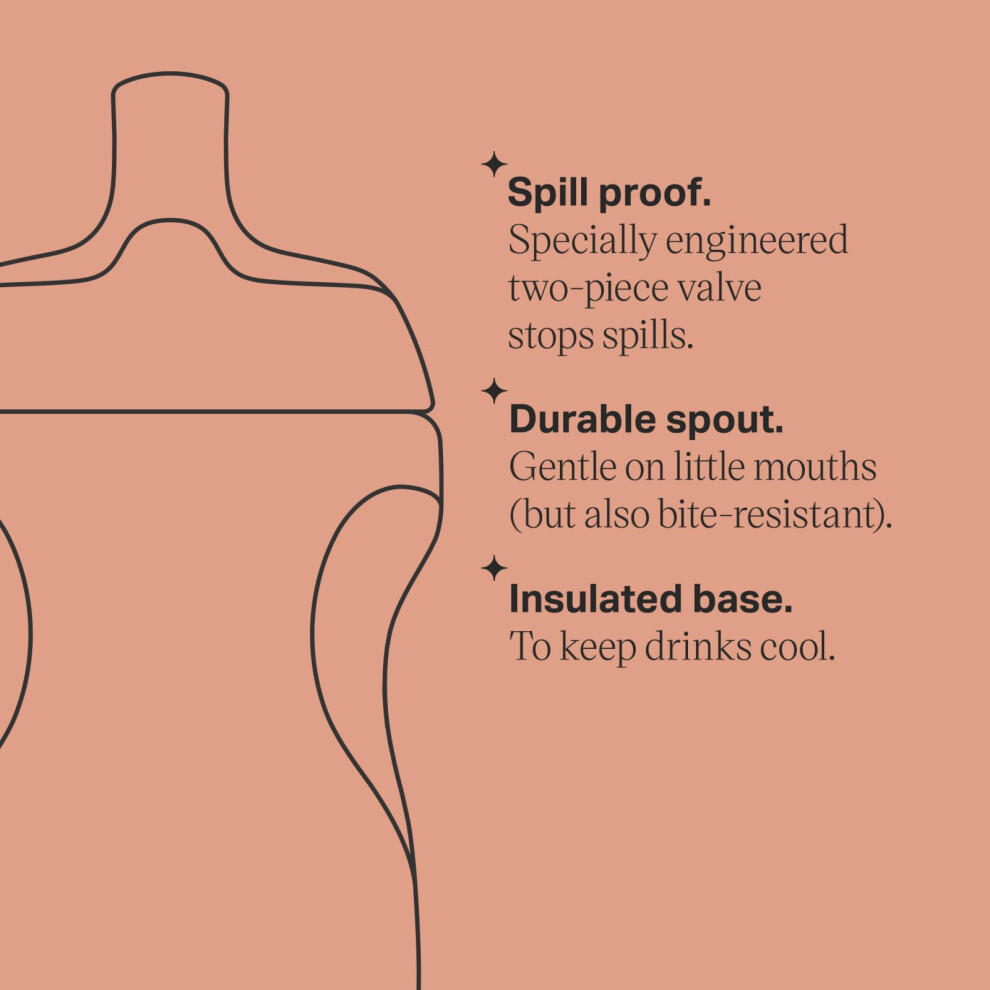 Tommee Tippee Insulated Sportee Bottle, 260Ml, For Toddlers 12M+, 2 Pack, Green And Teal, Non-Spill Water Bottle With Bite-Proof Spout And Two-Piece