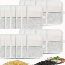 (24PC,L) Filtro distribuidor de agua, filtro de agua potable para gatos (este producto solo tiene chip)
