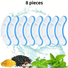(8 filtri, 2 litri) Distributore automatico d'acqua per animali domestici da 2 litri con rubinetto,