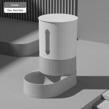 (Voerbak voor huisdieren01) Automatische voerbak en waterdispenser met grote capaciteit voor huisdieren,
