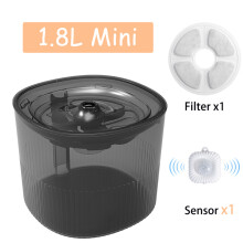 (Fountain-Sonsen) Fuente de agua para gatos con filtro circulador automático y dispensador de agua USB.