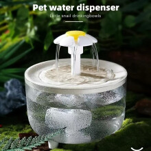 (Estilo 5, enchufe estadounidense de 110 V) Fuente de agua automática para mascotas, bebedero para gatos