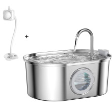 (Sensore per l'acqua degli animali domestici) Fontana per l'acqua per gatti da 3 litri, dispenser d'acqua