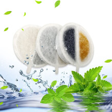 (3 stuks) 12 stuks kattenwaterfonteinfilters, duurzame vervangingsfilters voor waterfonteinen voor huisdieren