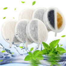 (6 stuks) 12 stuks kattenwaterfonteinfilters, duurzame vervangingsfilters voor waterfonteinen voor huisdieren
