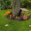 (Black)Durable Plastic Garden Grass Leaf Rake Leveling Comfortable Handle Gardening Rake Sturdy Safe 4