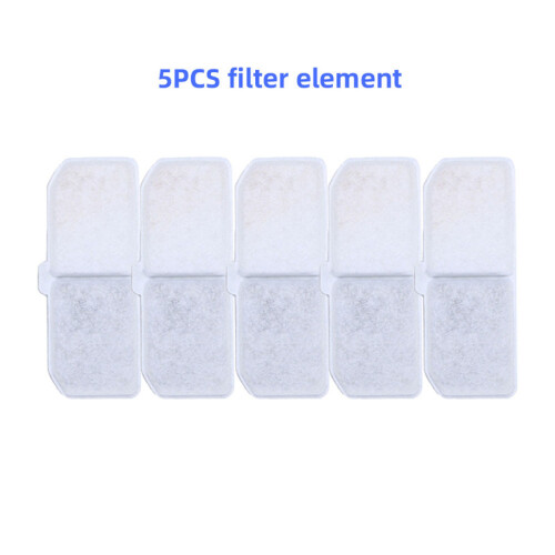 (5 PCS)Cat Drinker Replacement Activated Carbon Filter Rectangular Pet Dog Waterer Cartridge Filter