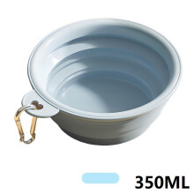 (5-Blauw, 350ml) 350ml Opvouwbare hondenbak, inklapbare drinkbak voor huisdieren, waterbak voor honden,