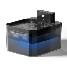 (Alleen waterfontein, 2,2 liter) Automatische waterfontein voor katten van 2,2 liter met infraroodsensor,