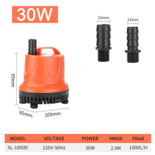 (30W, 220V-50HZ) 220V Dompelpomp met bodemaanzuiging voor aquariums, 30-110W, stil en multifunctioneel