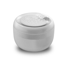 (WIT, M) Slimme, extreem stille BPA-vrije waterdispenser van 25 dB voor katten en honden