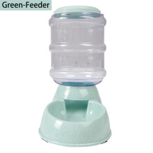 (Green-Feeder) 3,8L stor kapacitet automatisk husdjursmatare och vattendispenser, gravitationsdriven