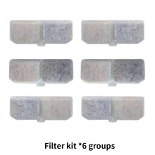 (MJSJ-Filterelement, 3L) Automatisk kattvattenfontän 3L - Stor kapacitet USB elektrisk dispenser med