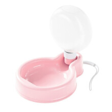 (Roze, S) Opvouwbare en draagbare drinkfles voor katten en puppy's met handvat, lekvrij.
