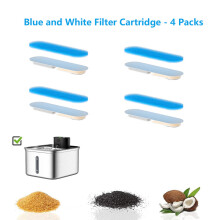 (4 st filter) 3,5 l smart trådlös automatisk vattenfontän för husdjur 5000 mAh hundar katter vattendispenser