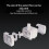(sensory switch)ZYFeeder Pet Automatic Gravity Water Feeder Transparent Visual Gravity Water For Cats 4