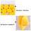 1Boule PU Décompression Étoile Renforcement Main Couleur Variée 11