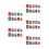 5Boxes Xmas Fake Nails Short Plastic Press on Nails 4