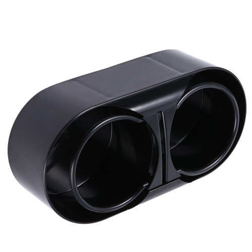 2Pièces Porte-Bouteilles Auto Plastique Noir Résistant Optimisé 2