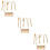 3Pièces Kit Outils Kung Fu Assortiment Élégant Cérémonie 8