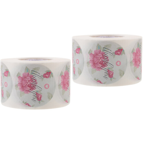 2Rouleaux Étiquettes Fleurs Pour Maison, Et Cadeaux 1