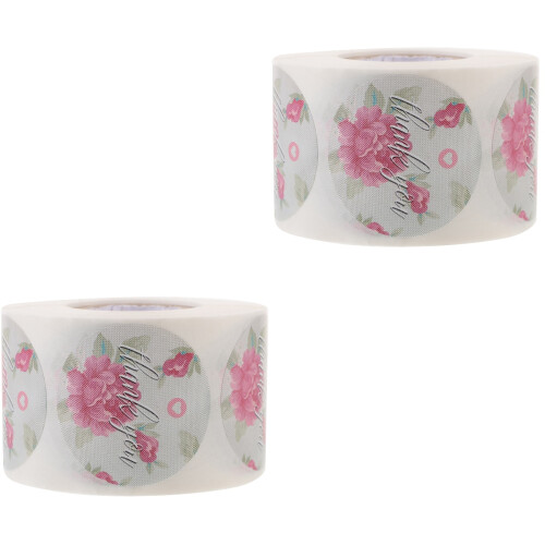 2Rouleaux Étiquettes Fleurs Pour Maison, Et Cadeaux 2