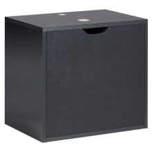 Wall Mounted Vanity Unit SUZANO 45 cm Black