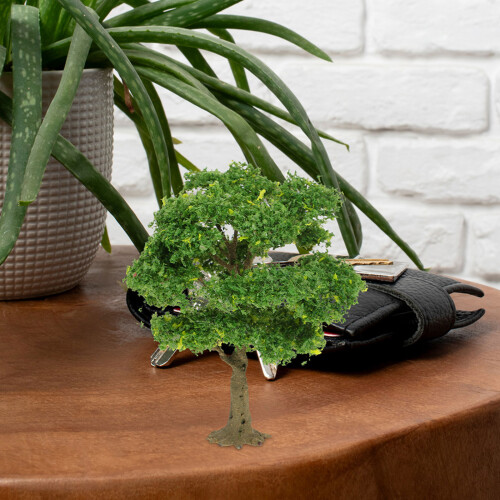 8Mini Arbres Modèles En Fer PVC Pour Décoratifs Verts 2