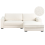 Beliani Corner Sofa RENDERS Boucle Off-White Left Hand 1