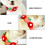 1Collier Ajustable Coton Pour Animaux Motif Fraise 6