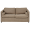 Beliani Sofa Bed INKOO Fabric Brown 1