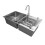 Modern Double Bowl Sink, 82x45x21cm 8