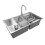Modern Double Bowl Sink, 82x45x21cm 13