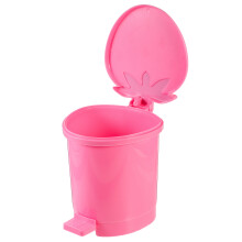 2Stk Mini Mülleimer Mit Schwingdeckel Rosa Für Büro
