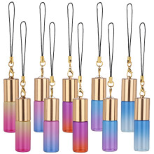 20Pièces Flacons Rouleaux Multicolores Verre Et Plastique