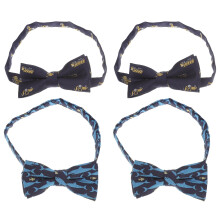 4Stk Kinderfliegen Polyester Verstellbar Farbige Bow Ties Für Kinder