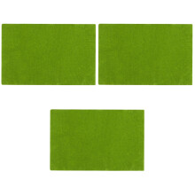 3Stk Künstliches Rasenpapier Grün Für DIY Mini-Landschaft Modellbau