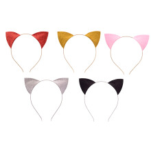 10Stk Cat Ear Haarband Glitzernd Farbenfroh Halloween Kopfschmuck