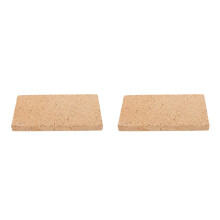 2Pièces Brique Ignifuge Argile Résistante Chaleur Pour Foyer Barbecue