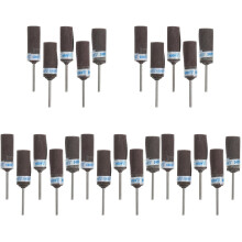 25Pièces Kit De Bandes Abrasives En Acier Gris Pour