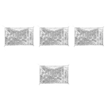 4Pièces Sol Camping Aluminium Argent