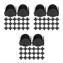 150Pièces Coupes Papier Noir Chocolats Mariage
