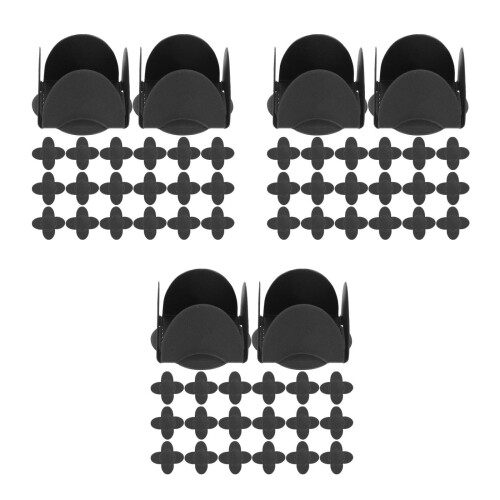 150Pièces Coupes Papier Noir Chocolats Mariage