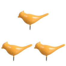 3Stk Gelbe Garderobenhaken Wandhalter Ideal Für Und