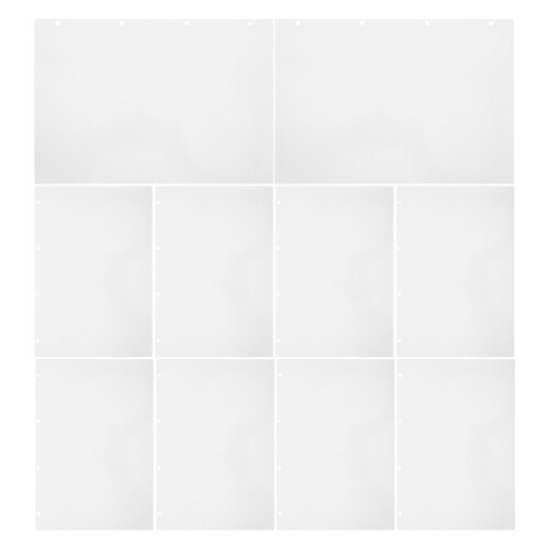 50Pages D'inserts A4 Double-Face Pour 4 Anneaux Autocollants