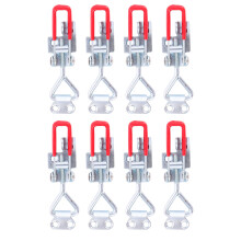 8Pièces Verrous À Bascule Inox 304 Multicolores Usage Ménager