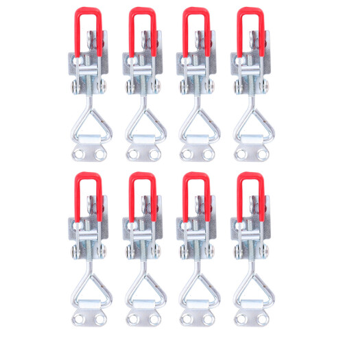 8Pièces Verrous À Bascule Inox 304 Multicolores Usage Ménager