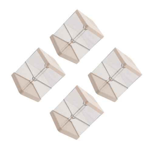 4Pièces Boîte Rotative Multi-Niveaux Beige Pour Et Cosmétiques